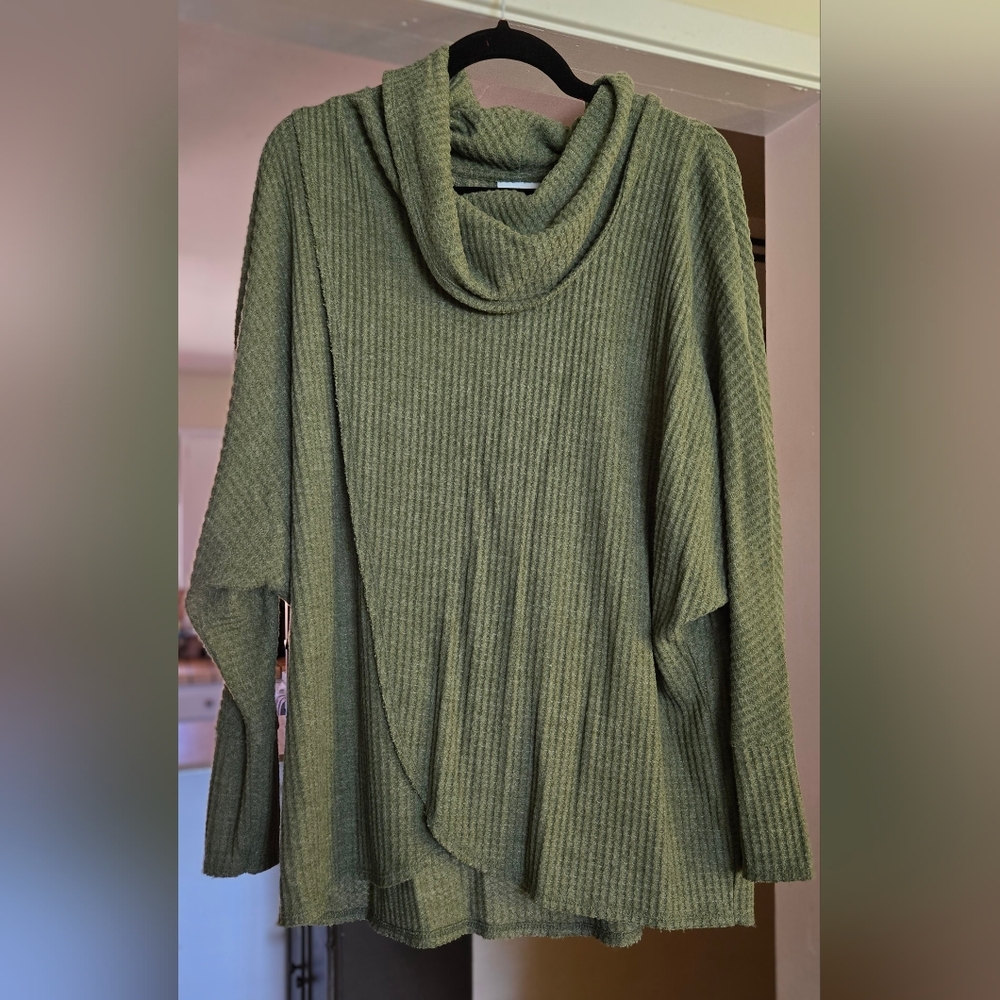LuLaRoe Olive Kristin Cowl Neck Sweater